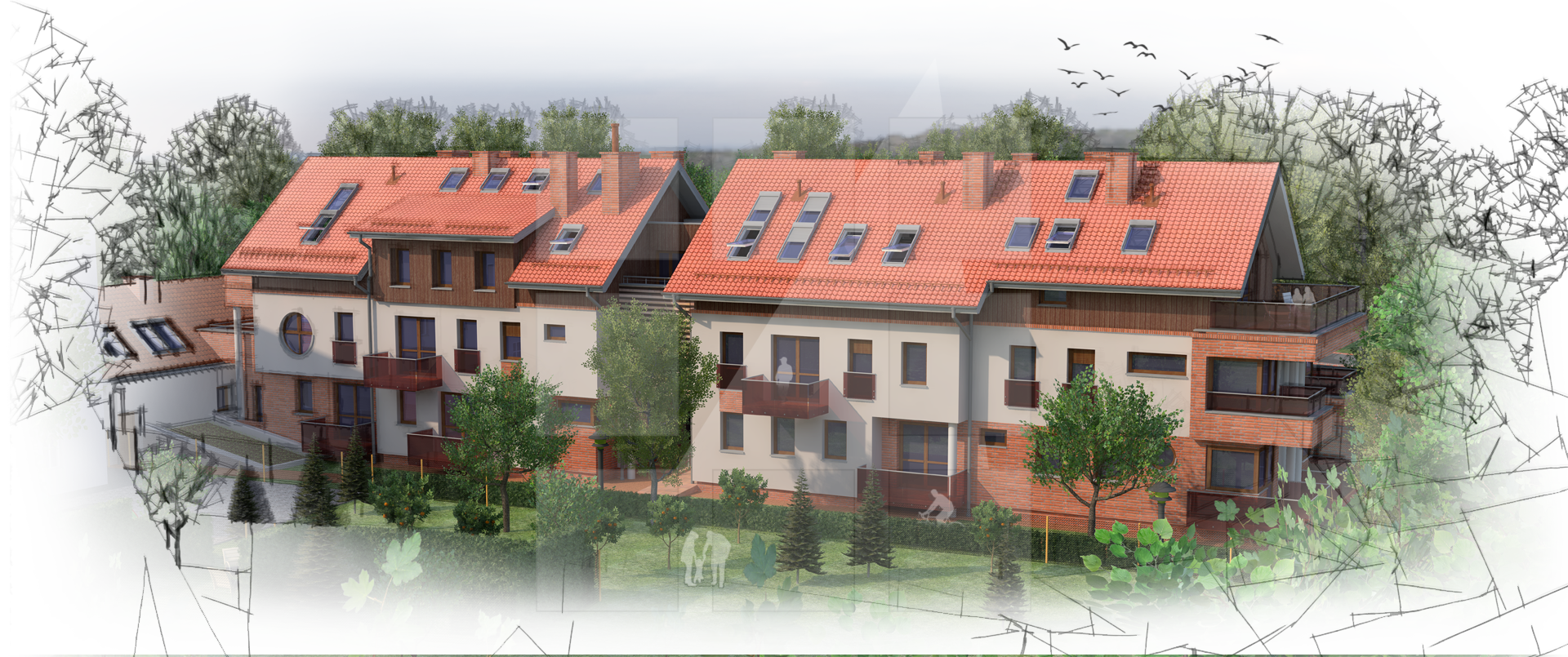 Wizualizacja nowego projektu Biura Projektowego - Furmanek Aleksander -
			 budynku mieszkalnego wielorodzinnego zlokalizowanego w Toruniu przy ul. Poznańskiej